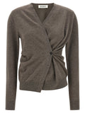 Rohe Brauner Wollcardigan