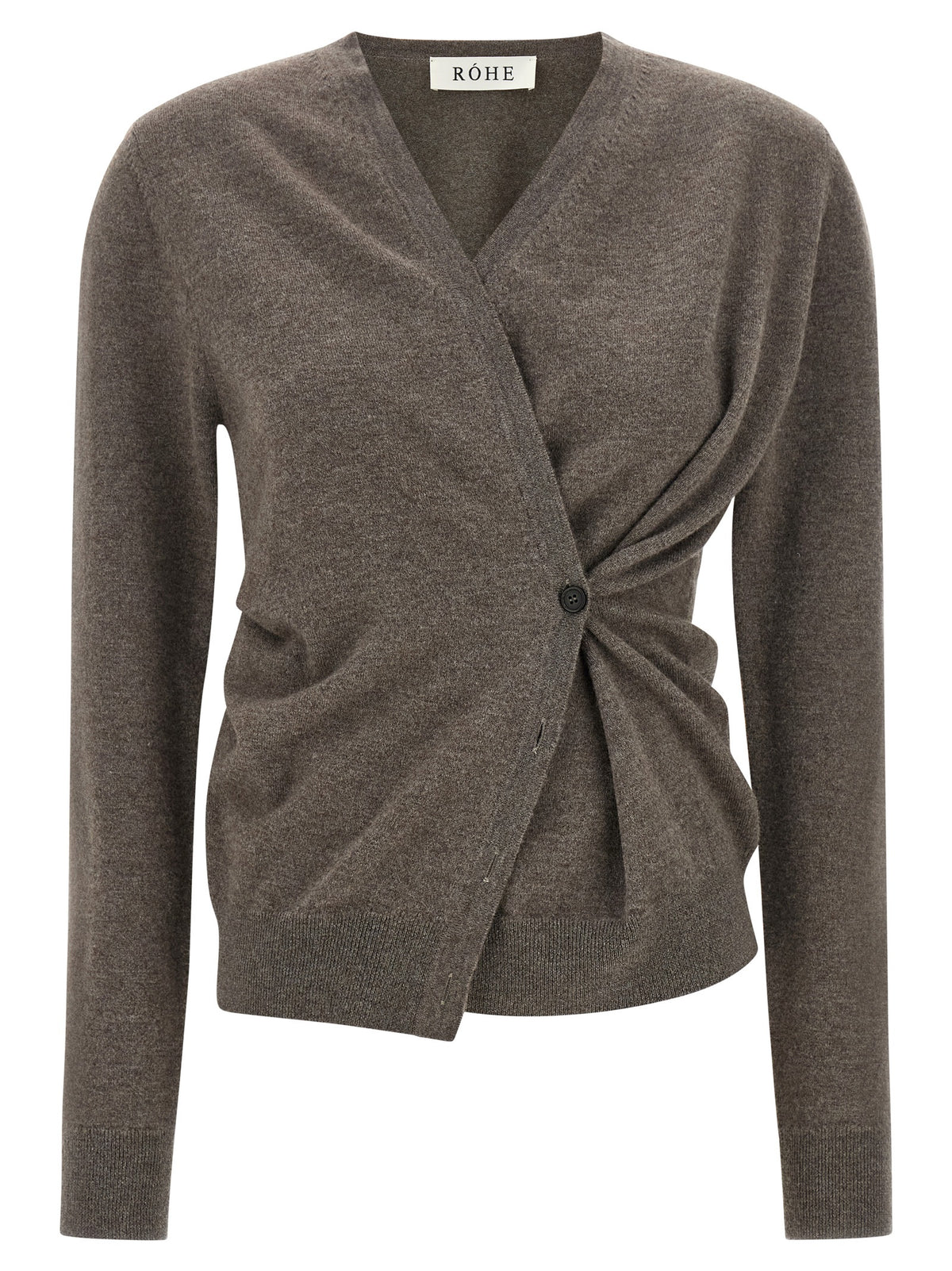 Rohe Brauner Wollcardigan