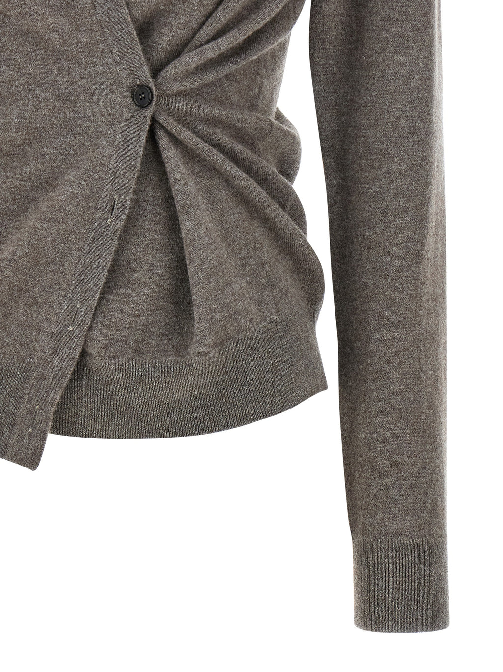 Rohe Brauner Wollcardigan