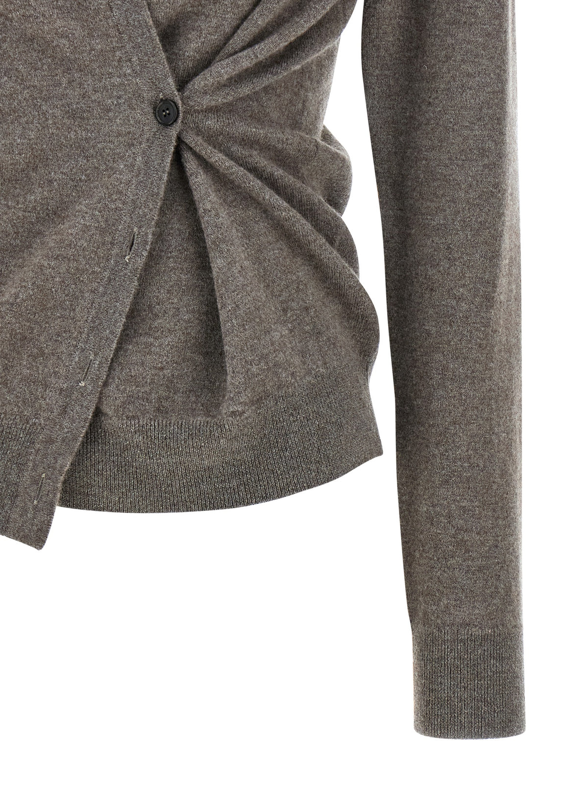 Rohe Brauner Wollcardigan