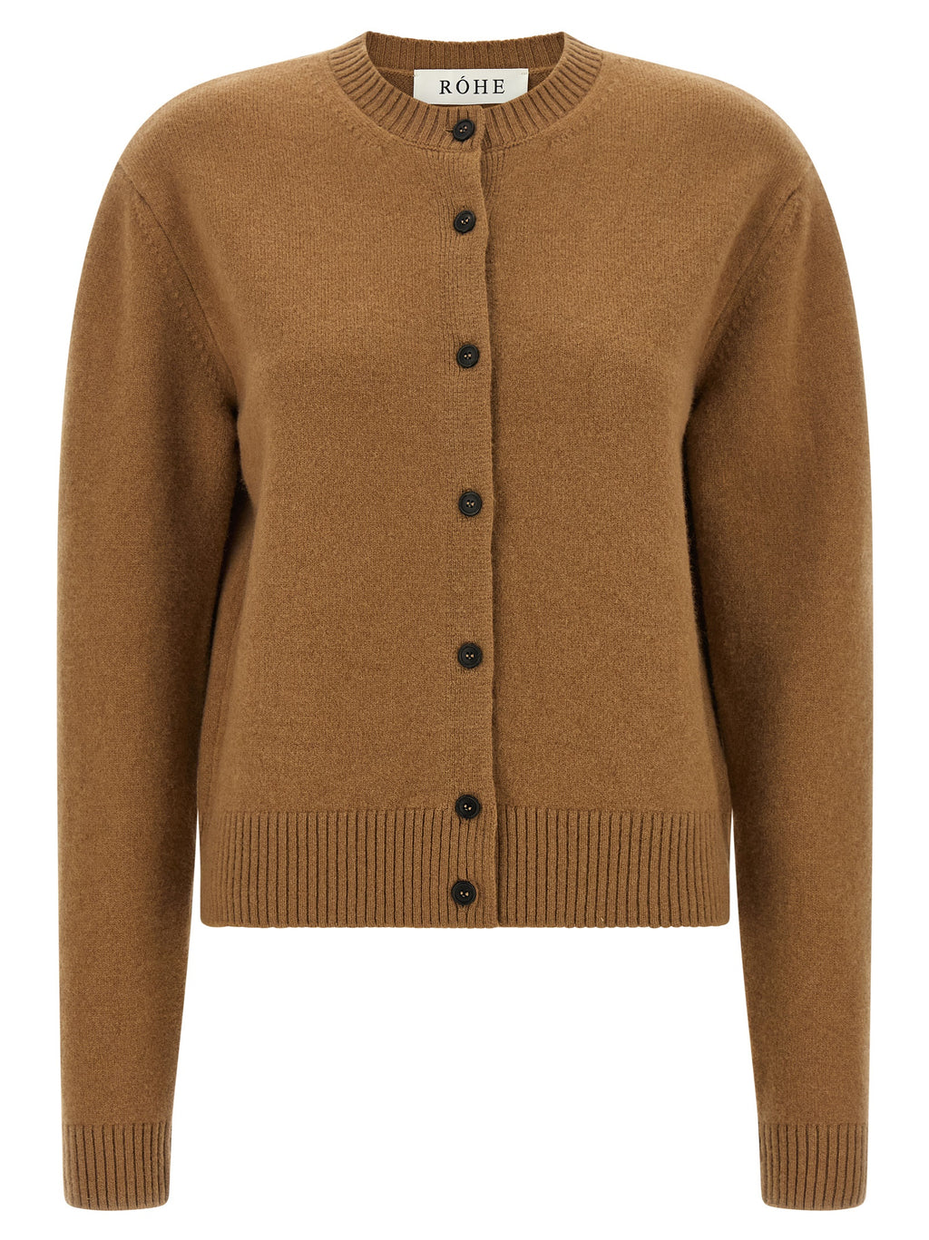 Rohe Brauner Wollcardigan