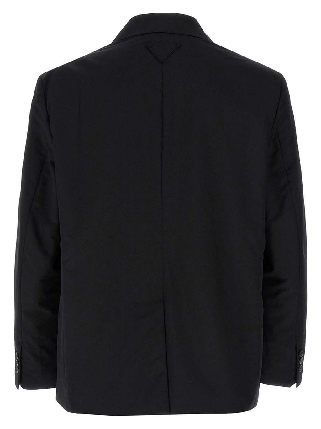 Prada Schwarzer Blazer aus reiner Schurwolle
