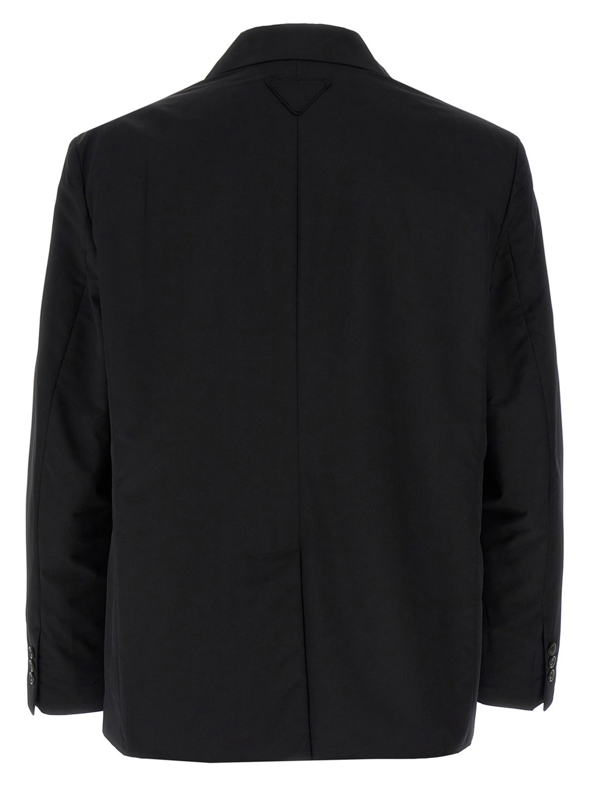 Prada Schwarzer Blazer aus reiner Schurwolle