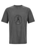 Brunello Cucinelli Graues Baumwoll-T-Shirt
