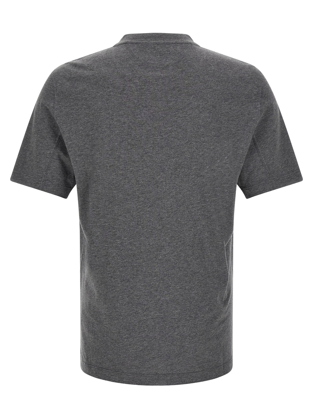 Brunello Cucinelli Graues Baumwoll-T-Shirt