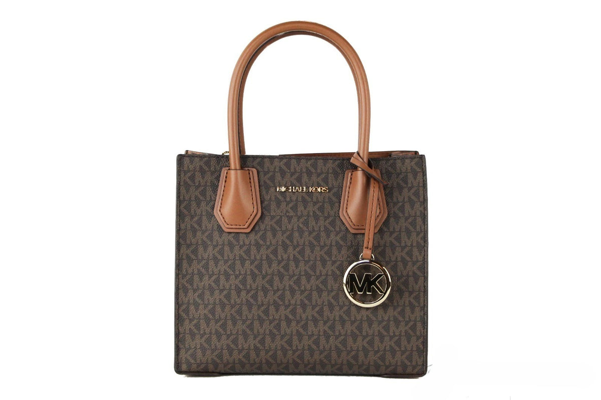 Michael Kors MICHAEL KORS Mercer 35S1GM9M2B Mittelgroße Umhängetasche mit Logo und Leder in Braun