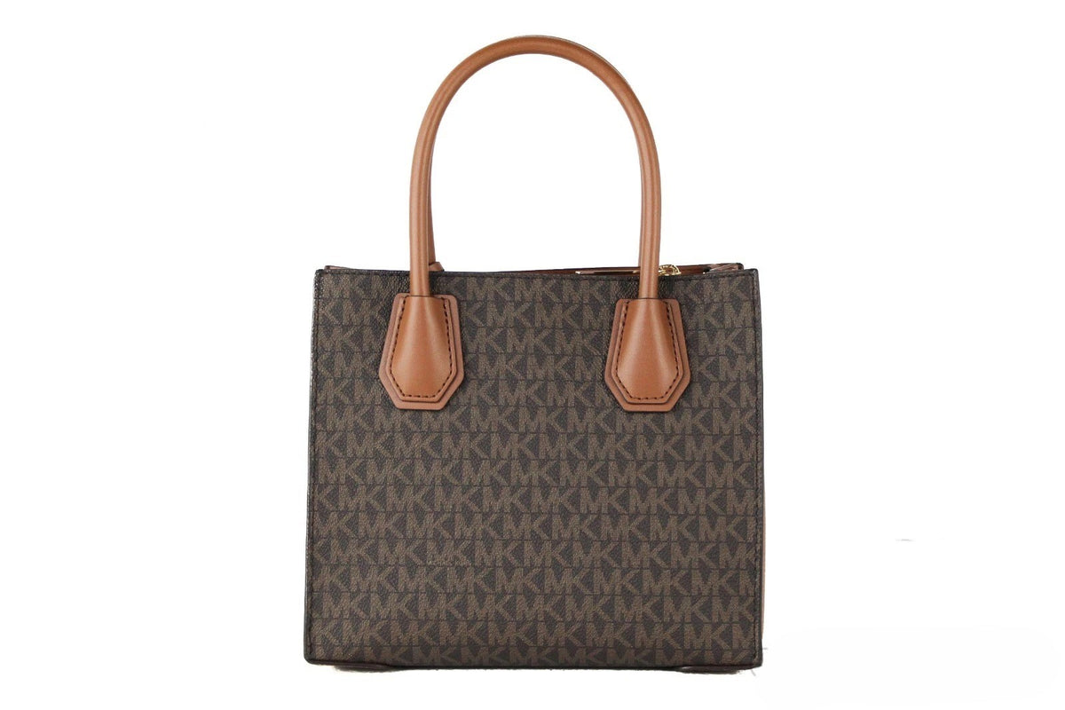 Michael Kors MICHAEL KORS Mercer 35S1GM9M2B Mittelgroße Umhängetasche mit Logo und Leder in Braun