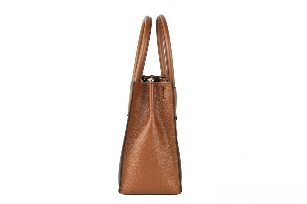 Michael Kors MICHAEL KORS Mercer 35S1GM9M2B Mittelgroße Umhängetasche mit Logo und Leder in Braun