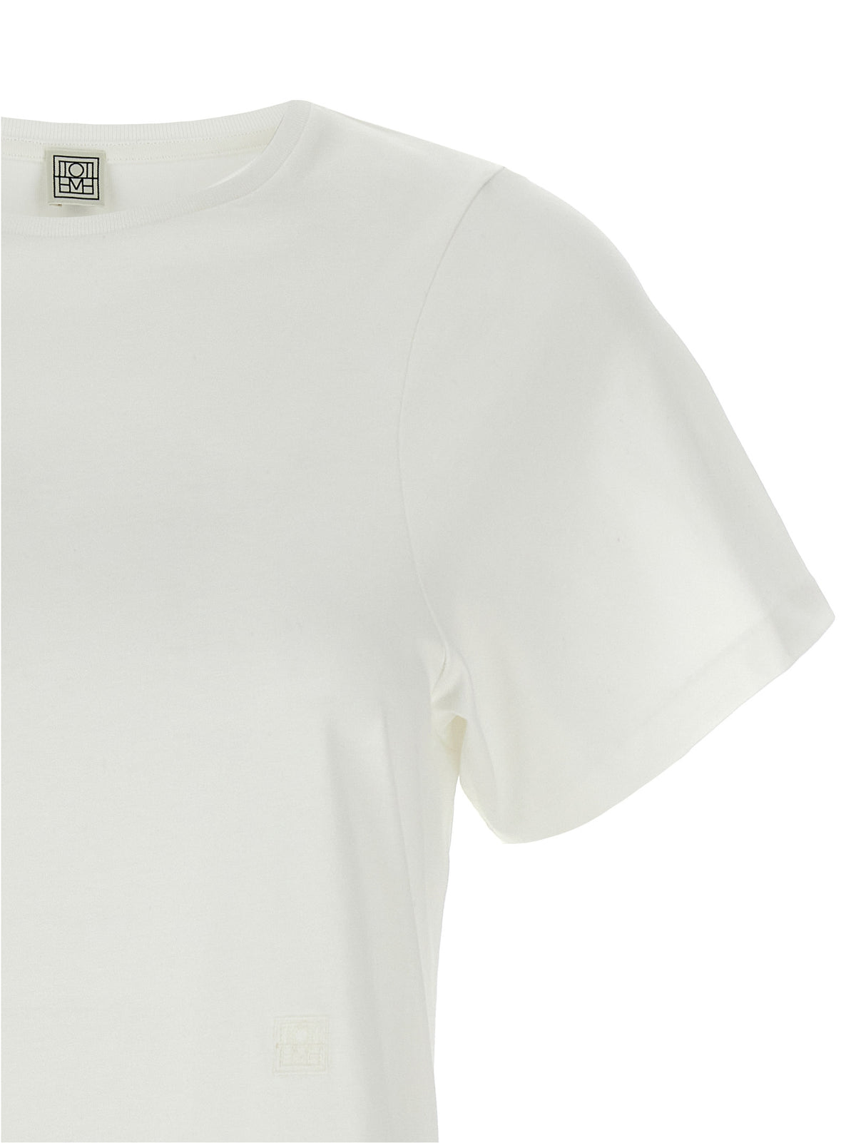 TOTEME Weißes Baumwoll-T-Shirt