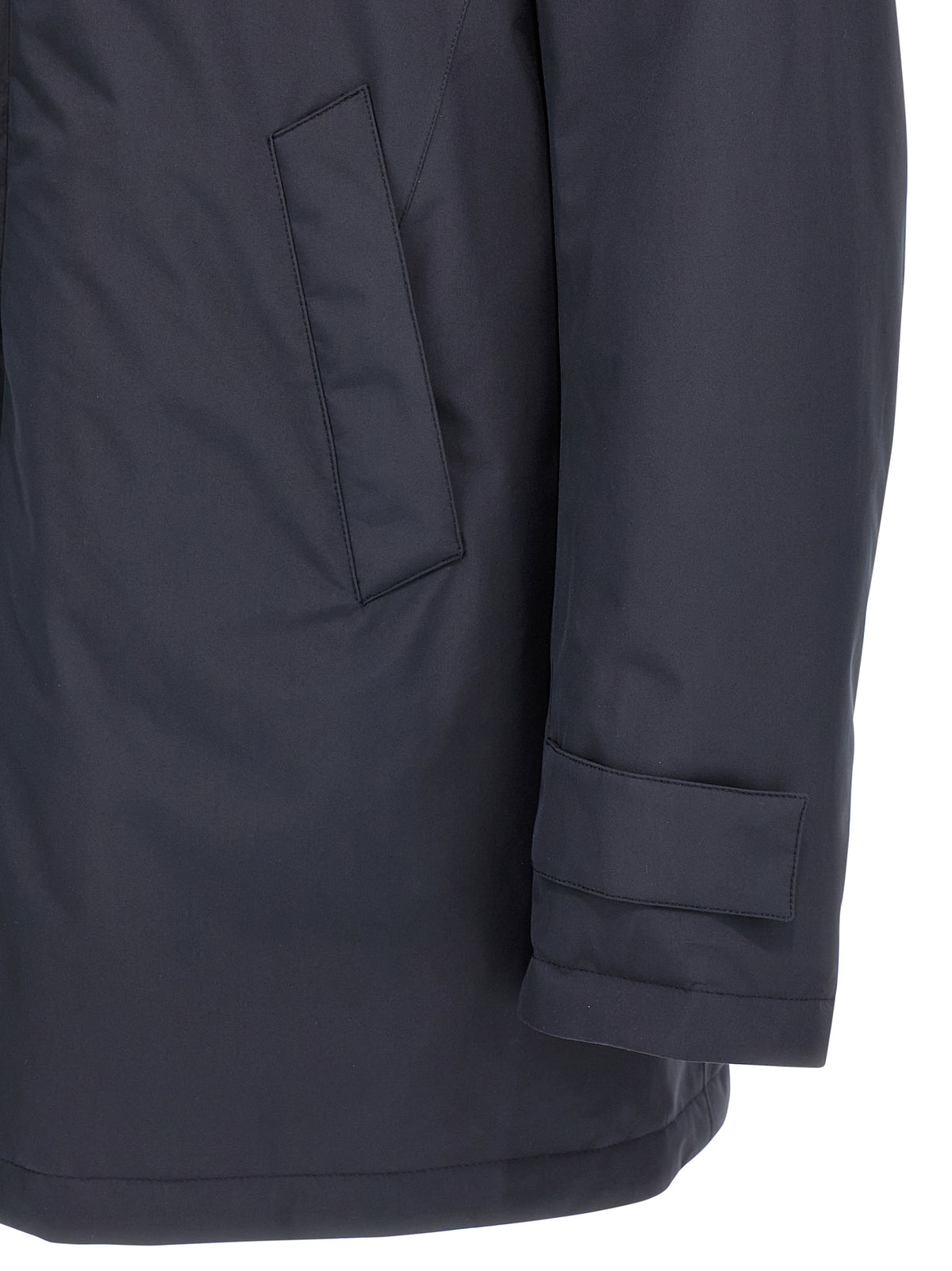 Herno Blauer Parka aus Polyester