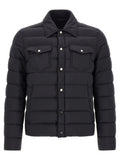 Herno Schwarze Polyamid-Jacke in voller Länge