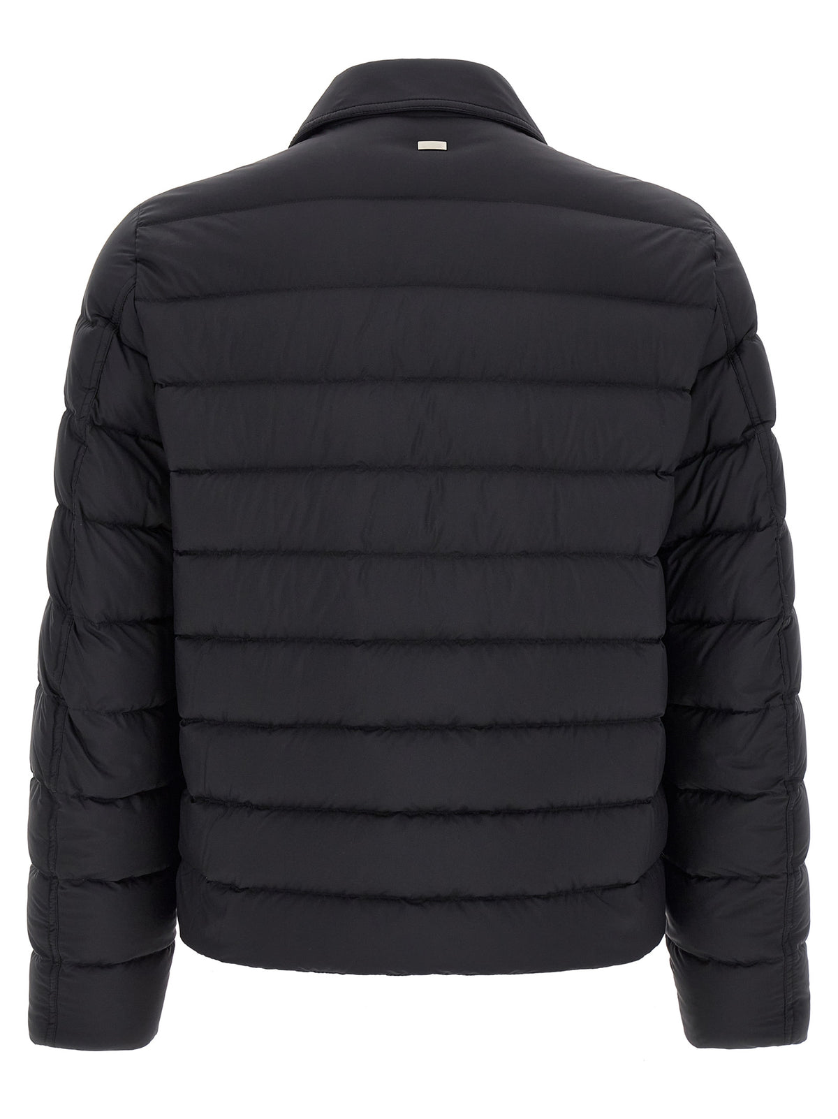 Herno Schwarze Polyamid-Jacke in voller Länge