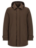 Herno Brauner Parka aus Polyester