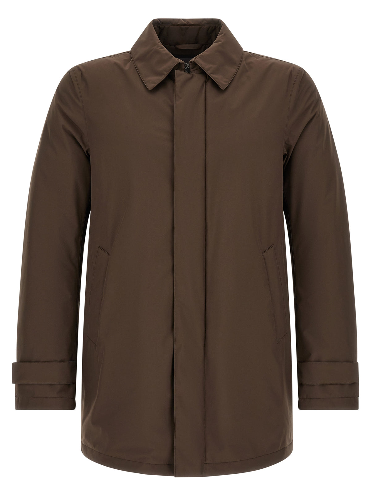 Herno Brauner Parka aus Polyester