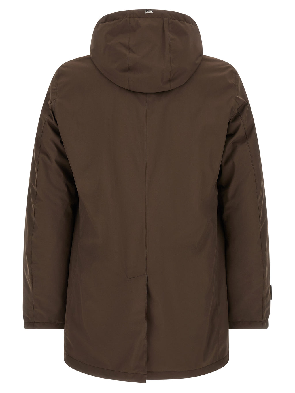 Herno Brauner Parka aus Polyester