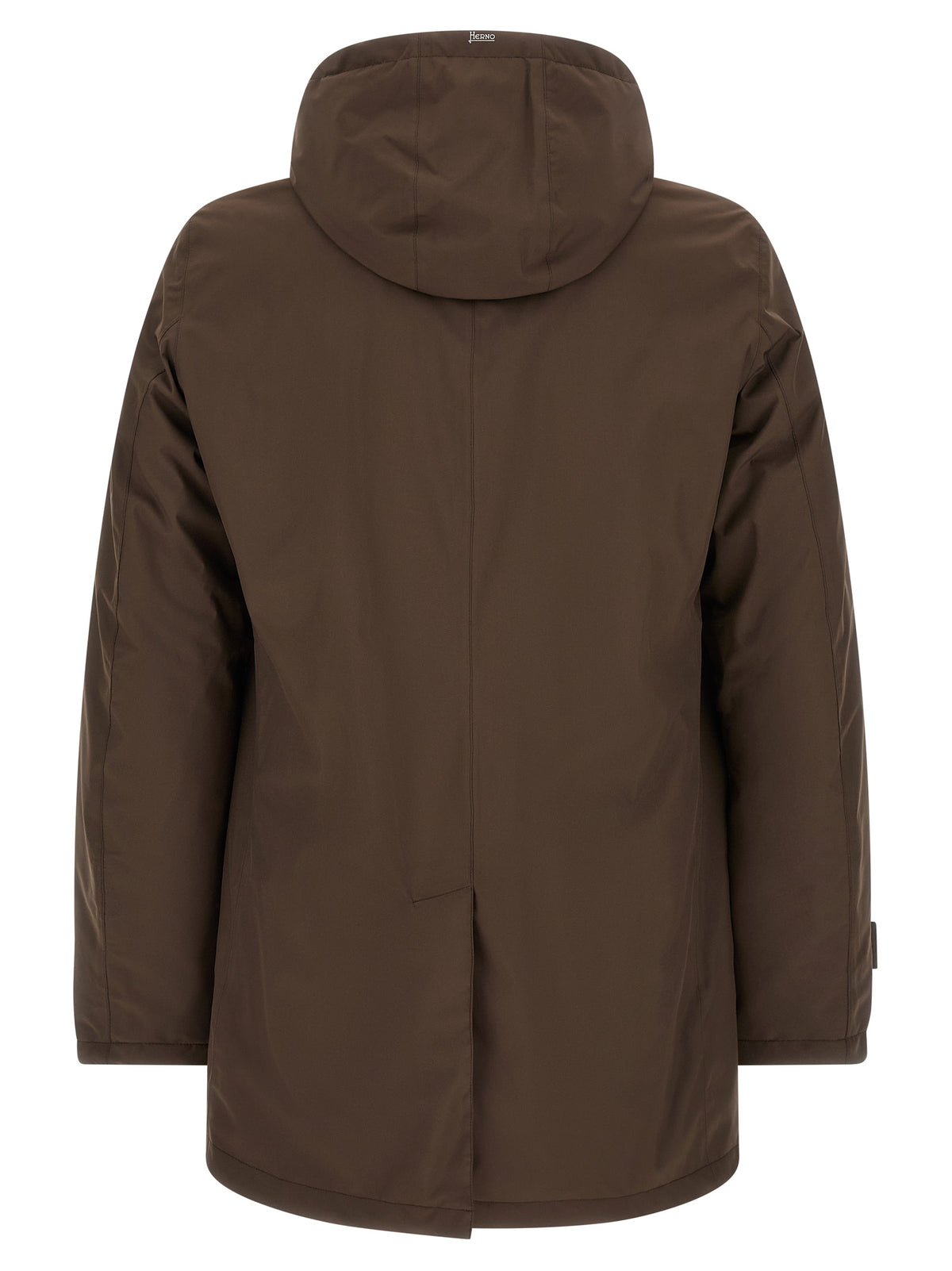 Herno Brauner Parka aus Polyester