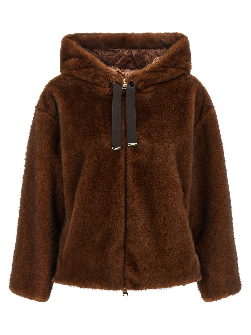 Herno Brauner Polyester-Bomber