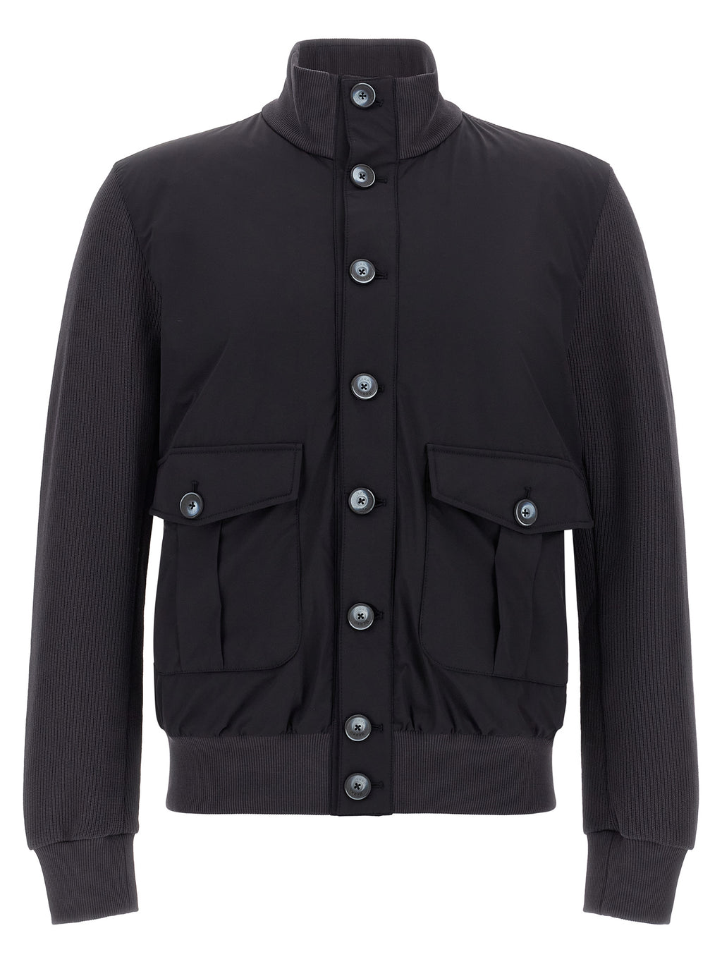 Herno Blaue Baumwolljacke