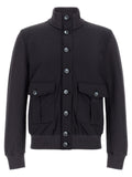 Herno Blaue Baumwolljacke