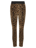 Dolce & Gabbana Braune Viskose-Leggings