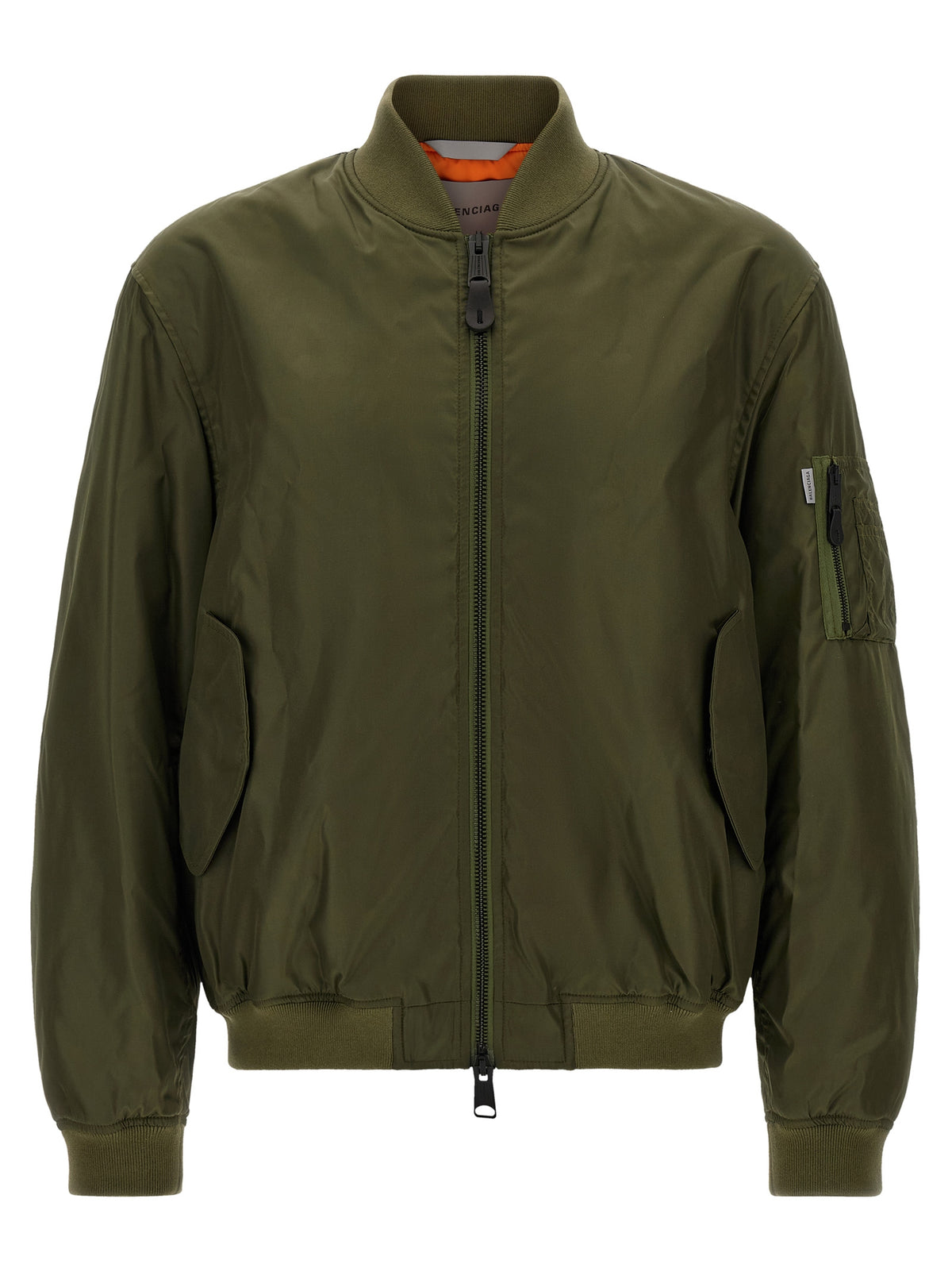 Balenciaga Zweifarbige Polyamid-Bomberjacke