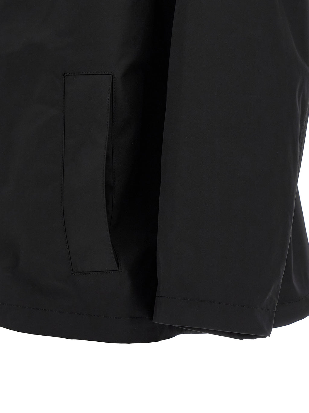Balenciaga Schwarzer Parka aus Polyester