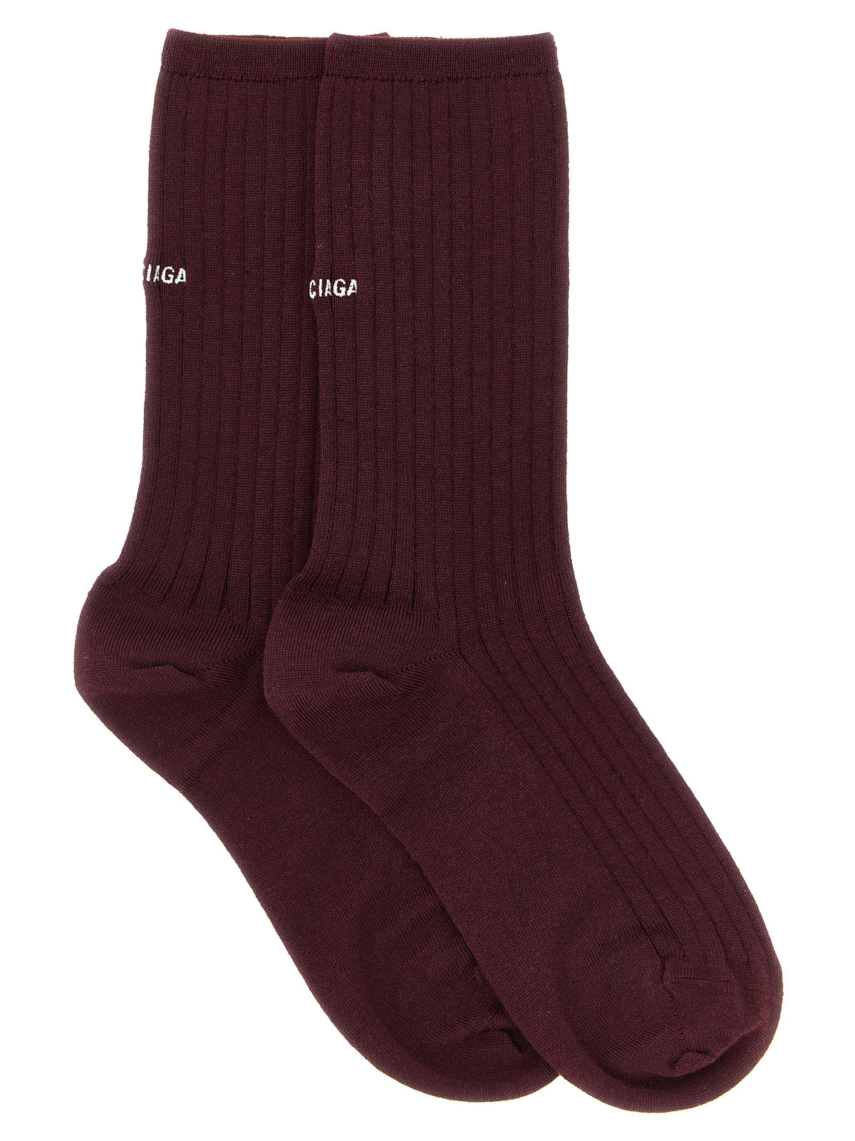 Balenciaga Bordeaux Wollsocken