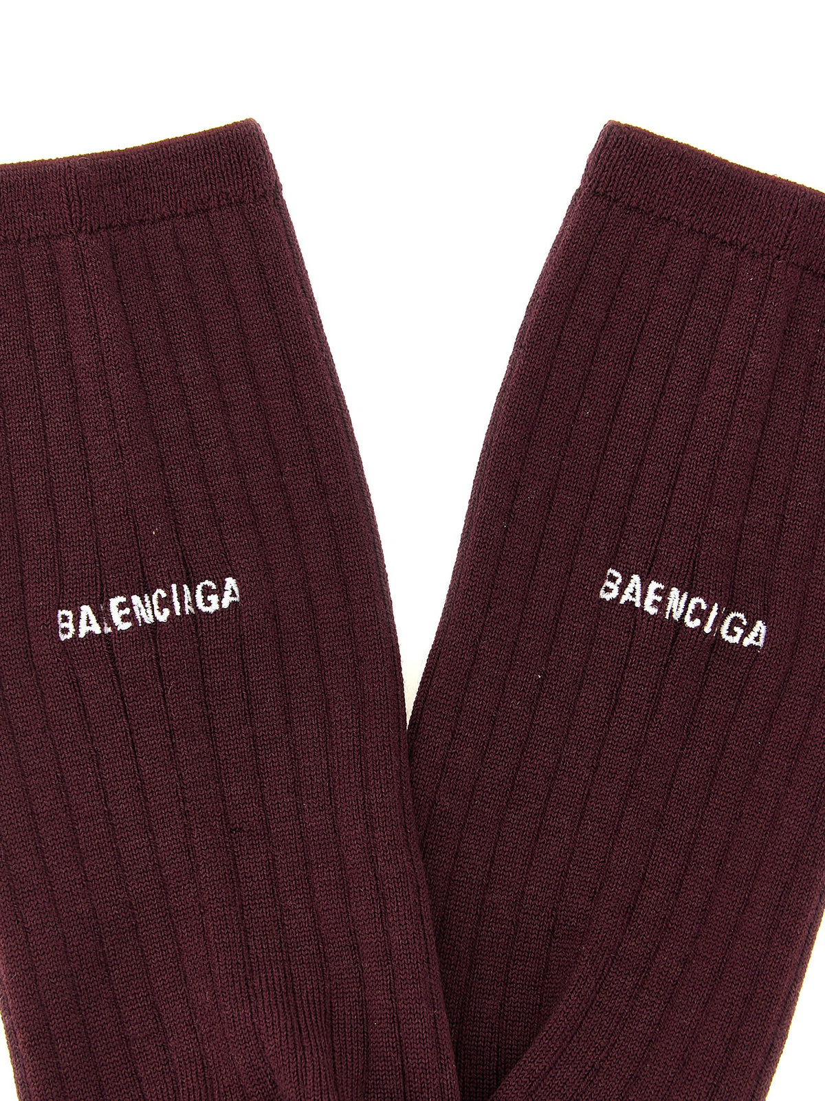 Balenciaga Bordeaux Wollsocken