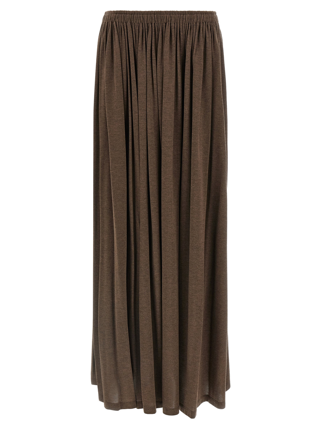 Max Mara Brauner Lyocell-Minirock