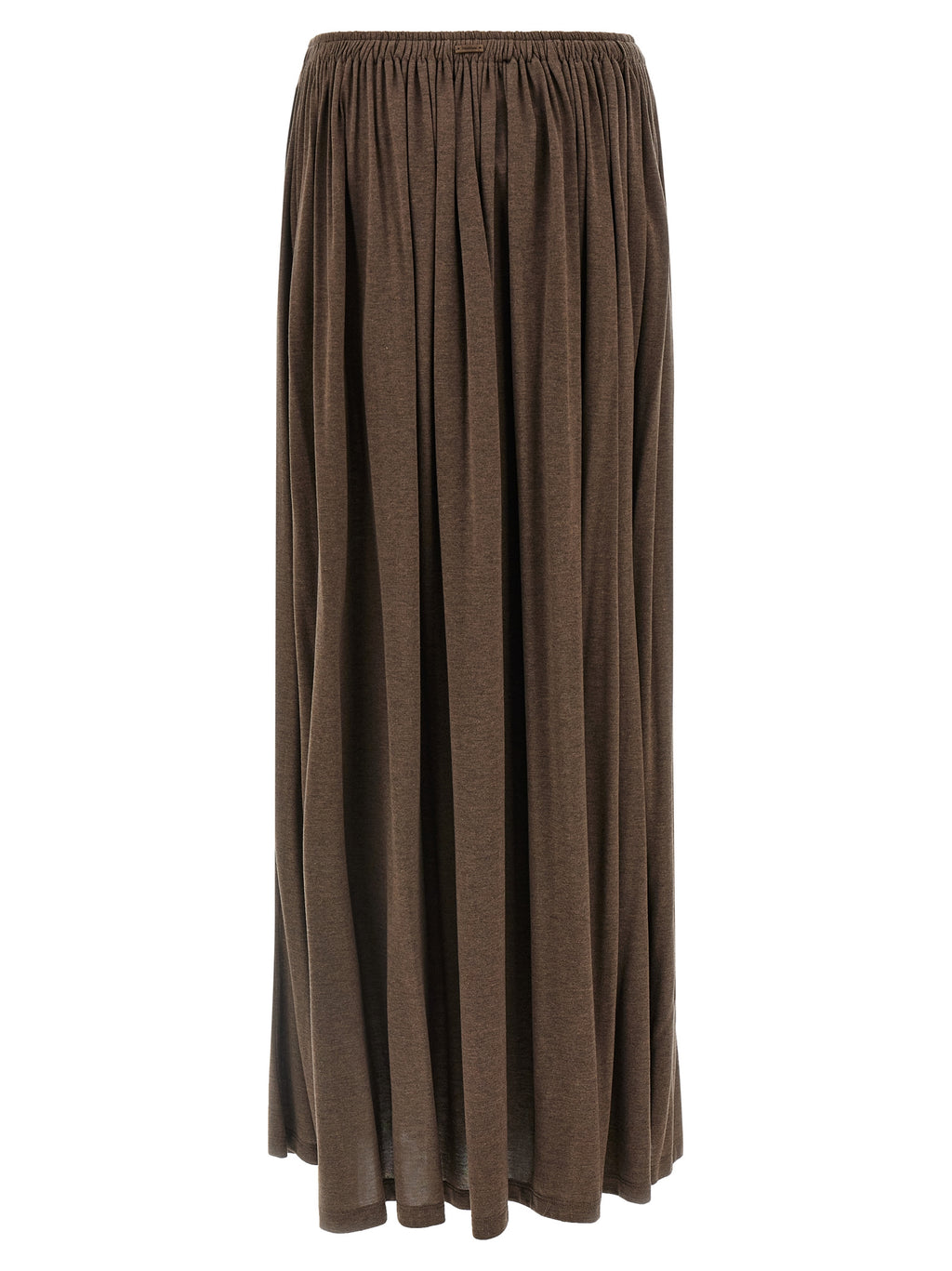 Max Mara Brauner Lyocell-Minirock