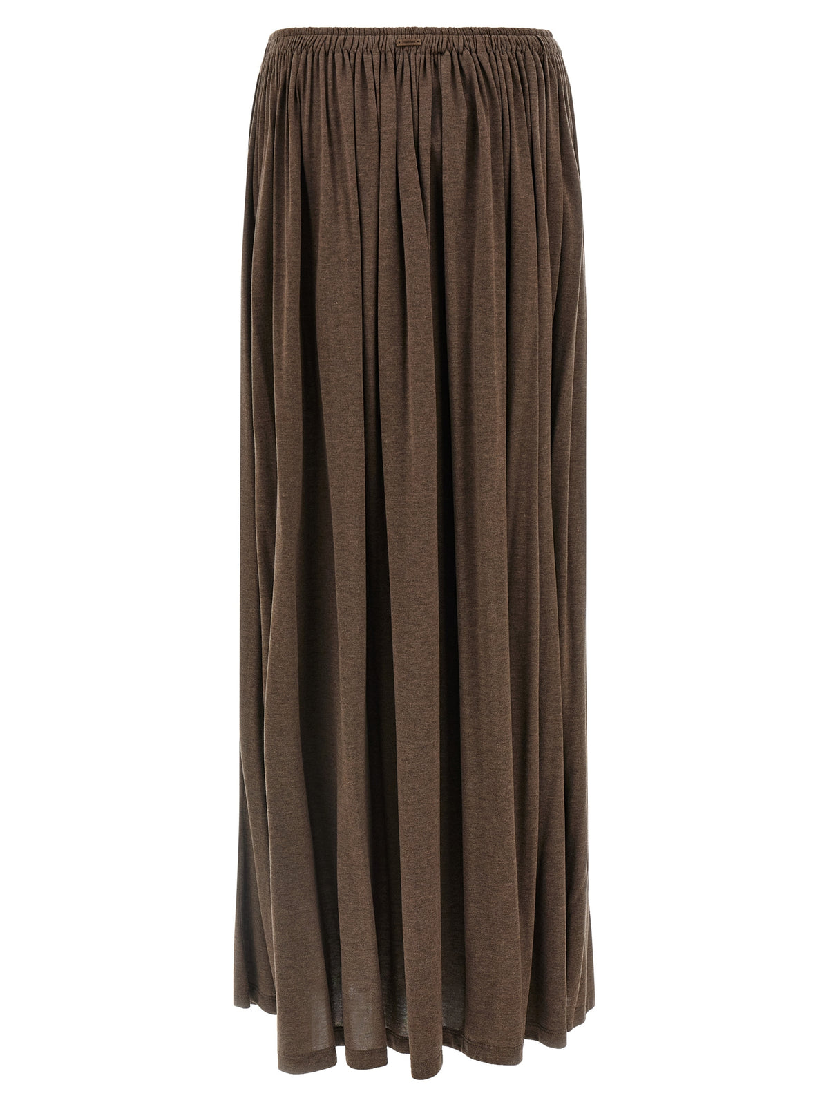 Max Mara Brauner Lyocell-Minirock