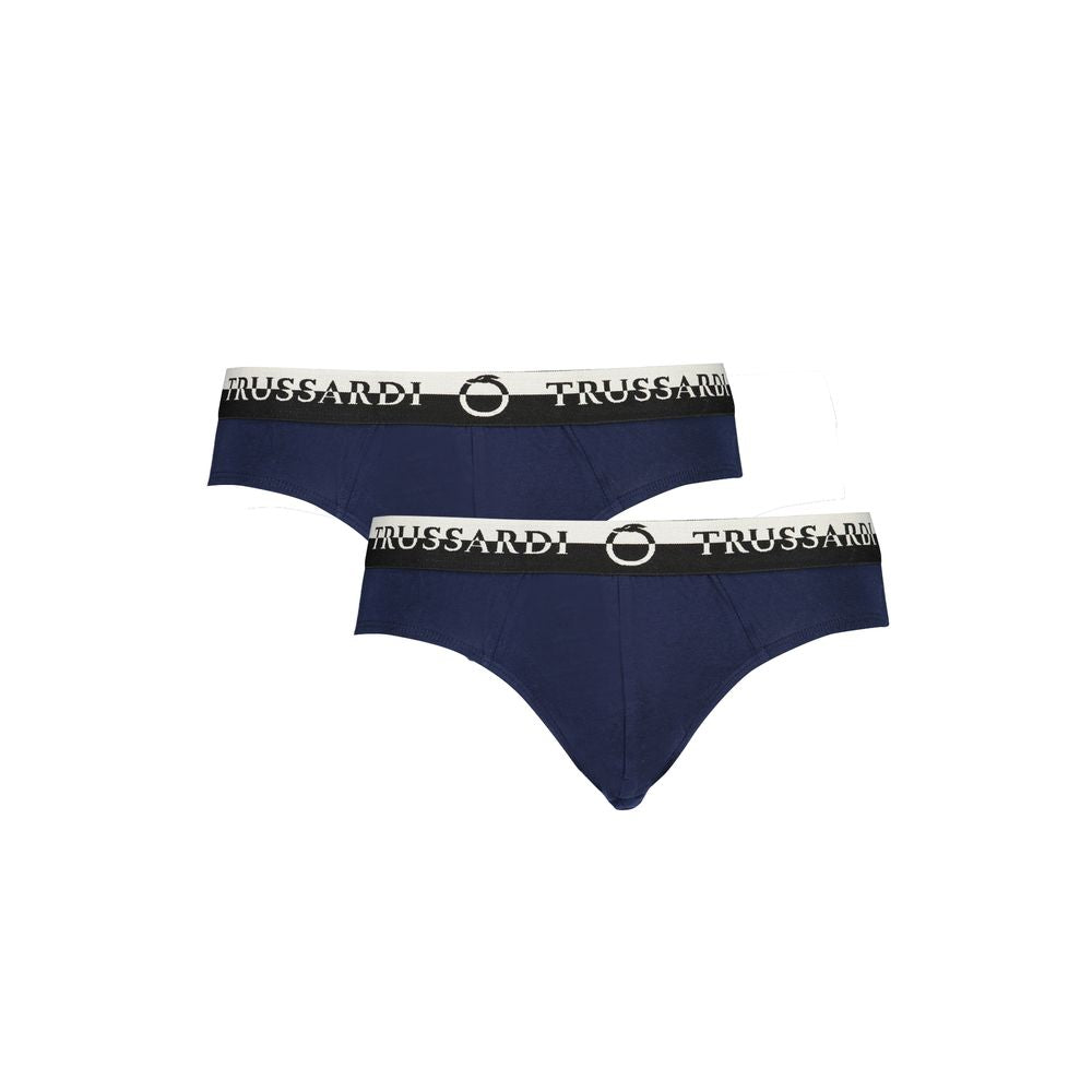 Trussardi Blu Cotton Herren Unterwäsche