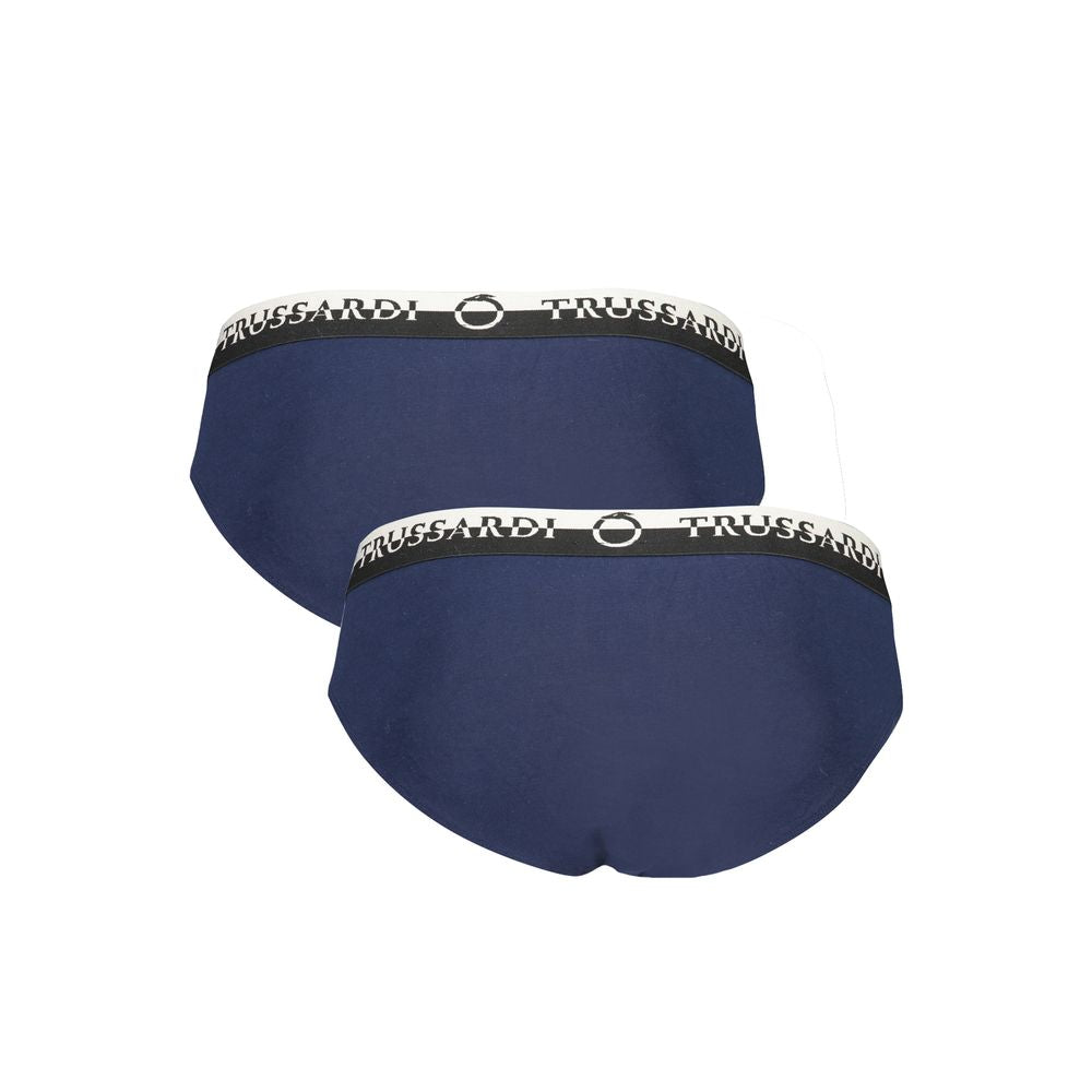 Trussardi Blu Cotton Herren Unterwäsche