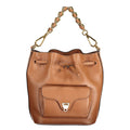 Coccinelle Braune Leder Damentasche