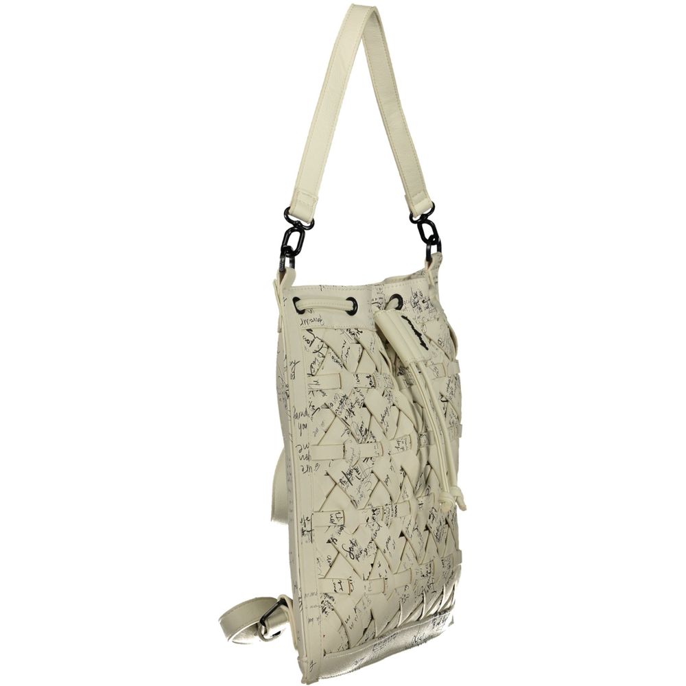 Desigual Rucksack aus weißem Polyethylen