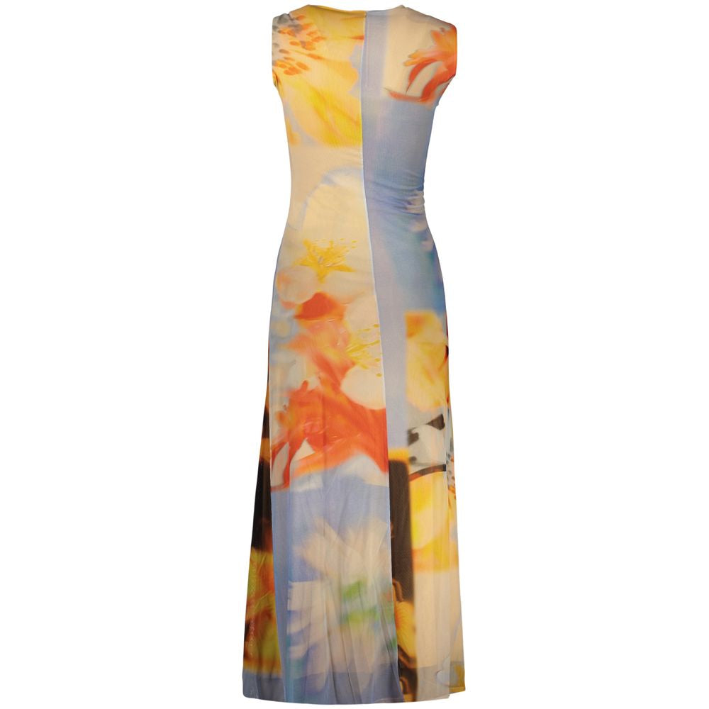 Desigual Blaues Elastan-Freizeitkleid