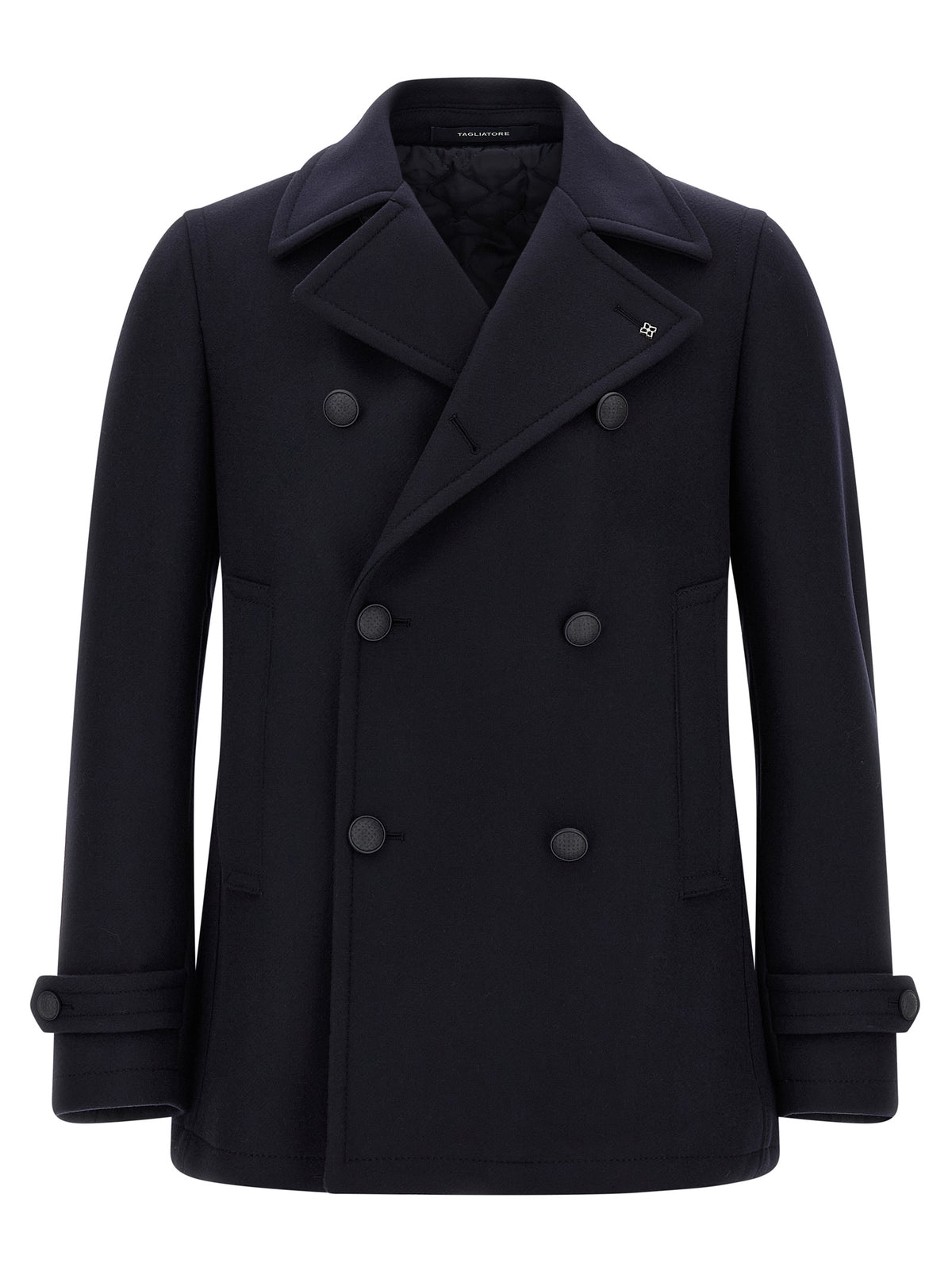 Tagliatore Blauer Wollmantel