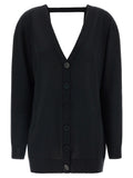 NUDE Schwarzer Wollcardigan
