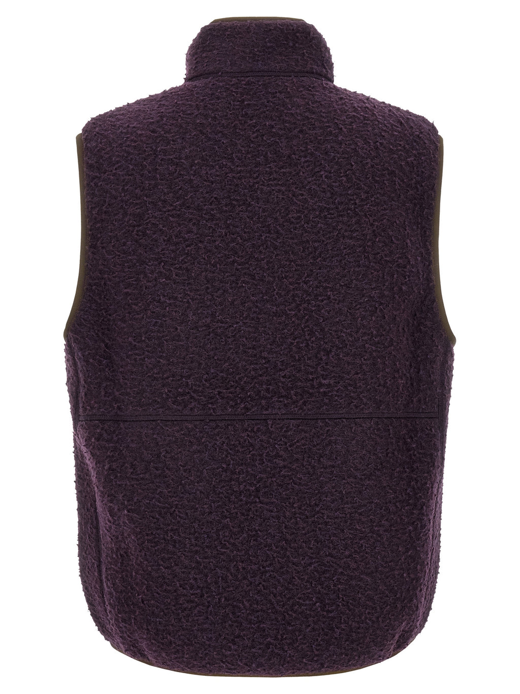 Moncler Violette Ärmellose Polyester-Weste