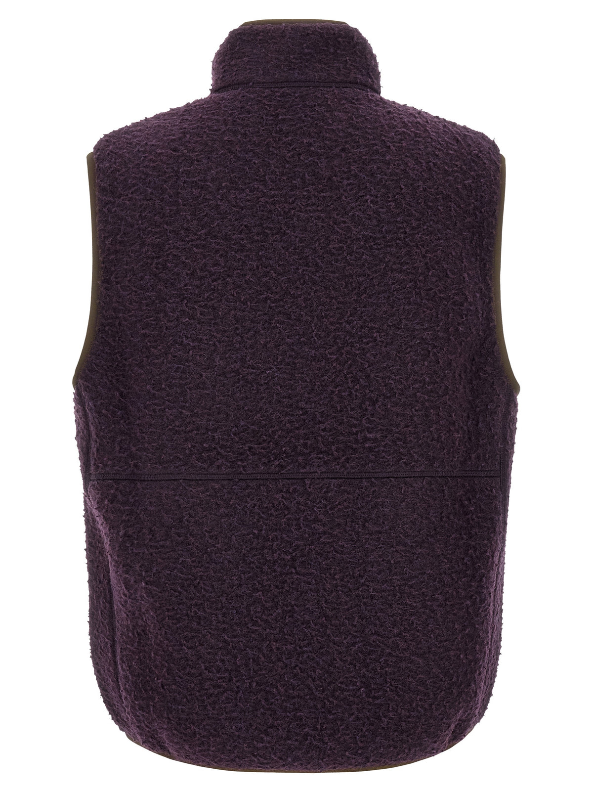 Moncler Violette Ärmellose Polyester-Weste