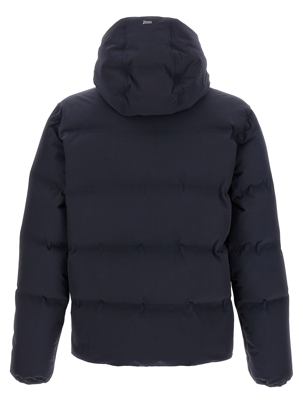 Herno Blaue Polyamid-Jacke in voller Länge