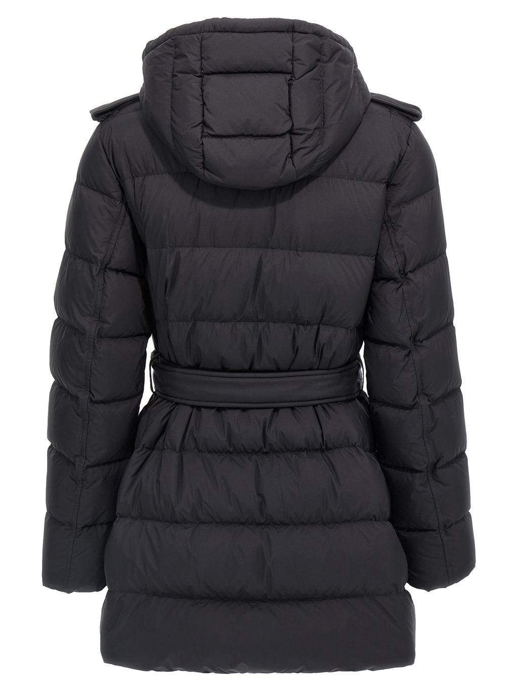 Burberry Schwarzer Polyamid-Mantel