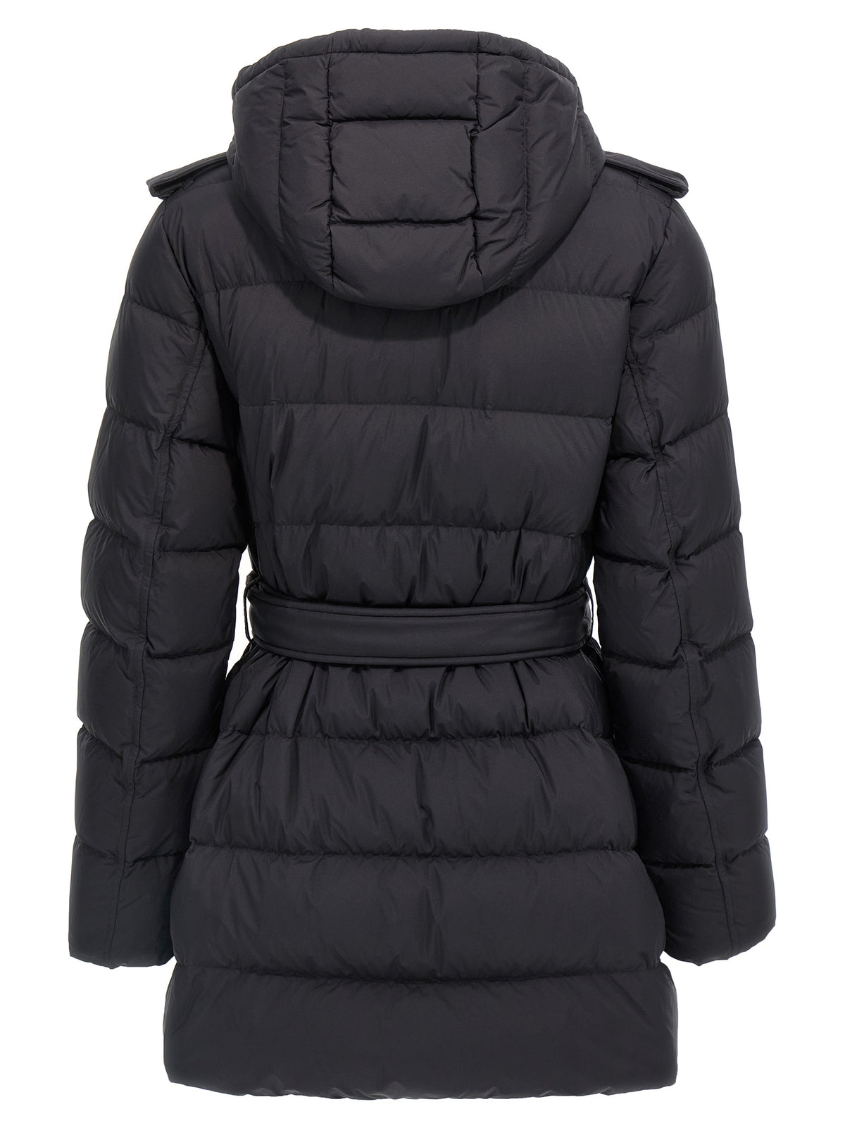 Burberry Schwarzer Polyamid-Mantel