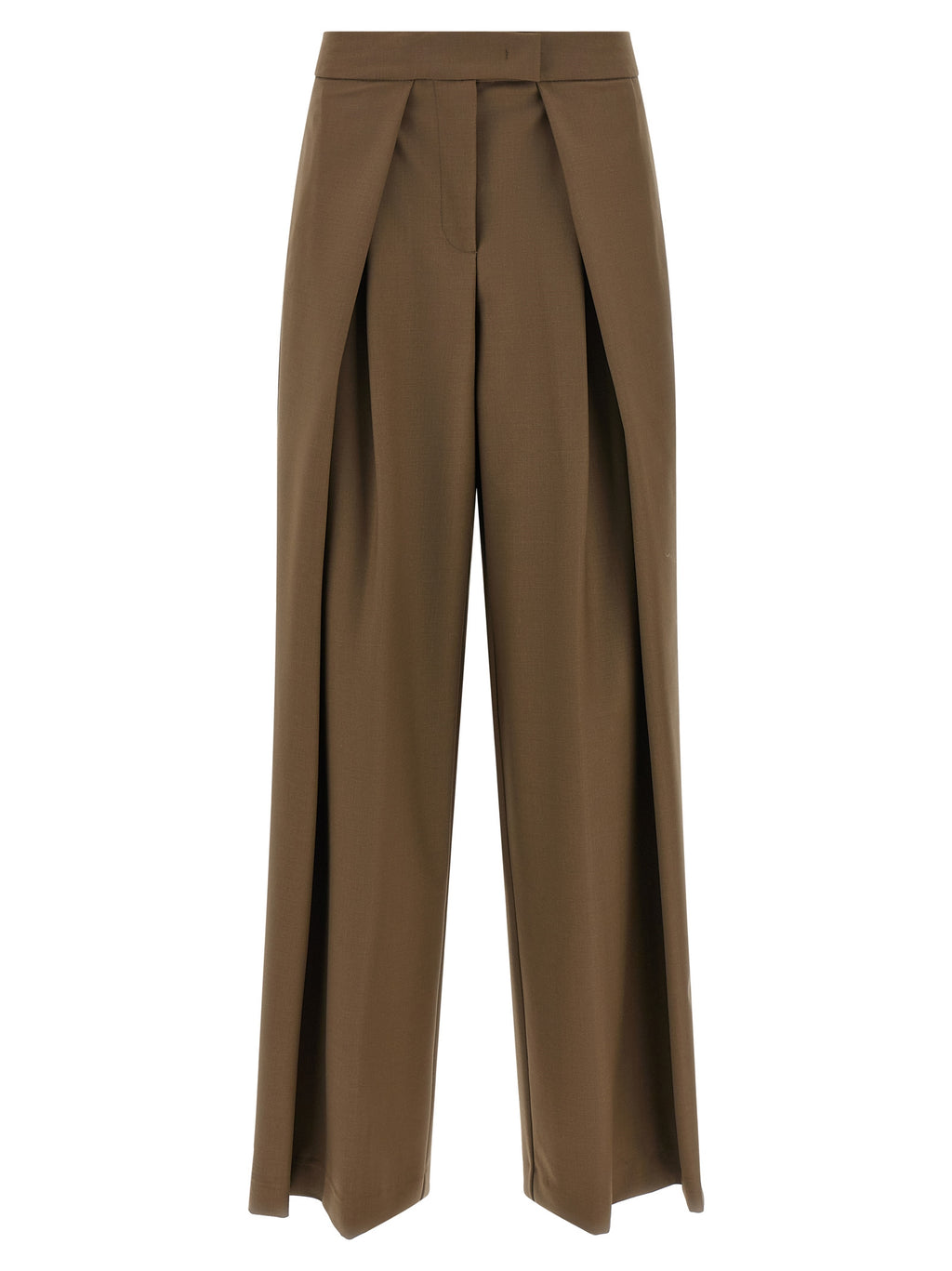 NUDE Braune Wollhose