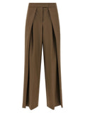 NUDE Braune Wollhose
