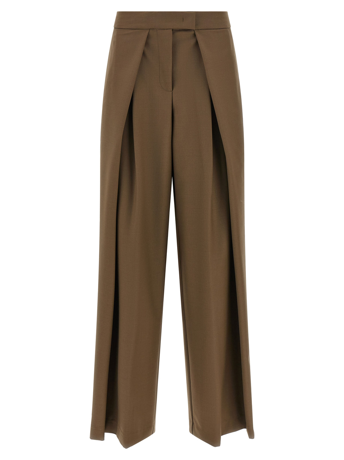 NUDE Braune Wollhose