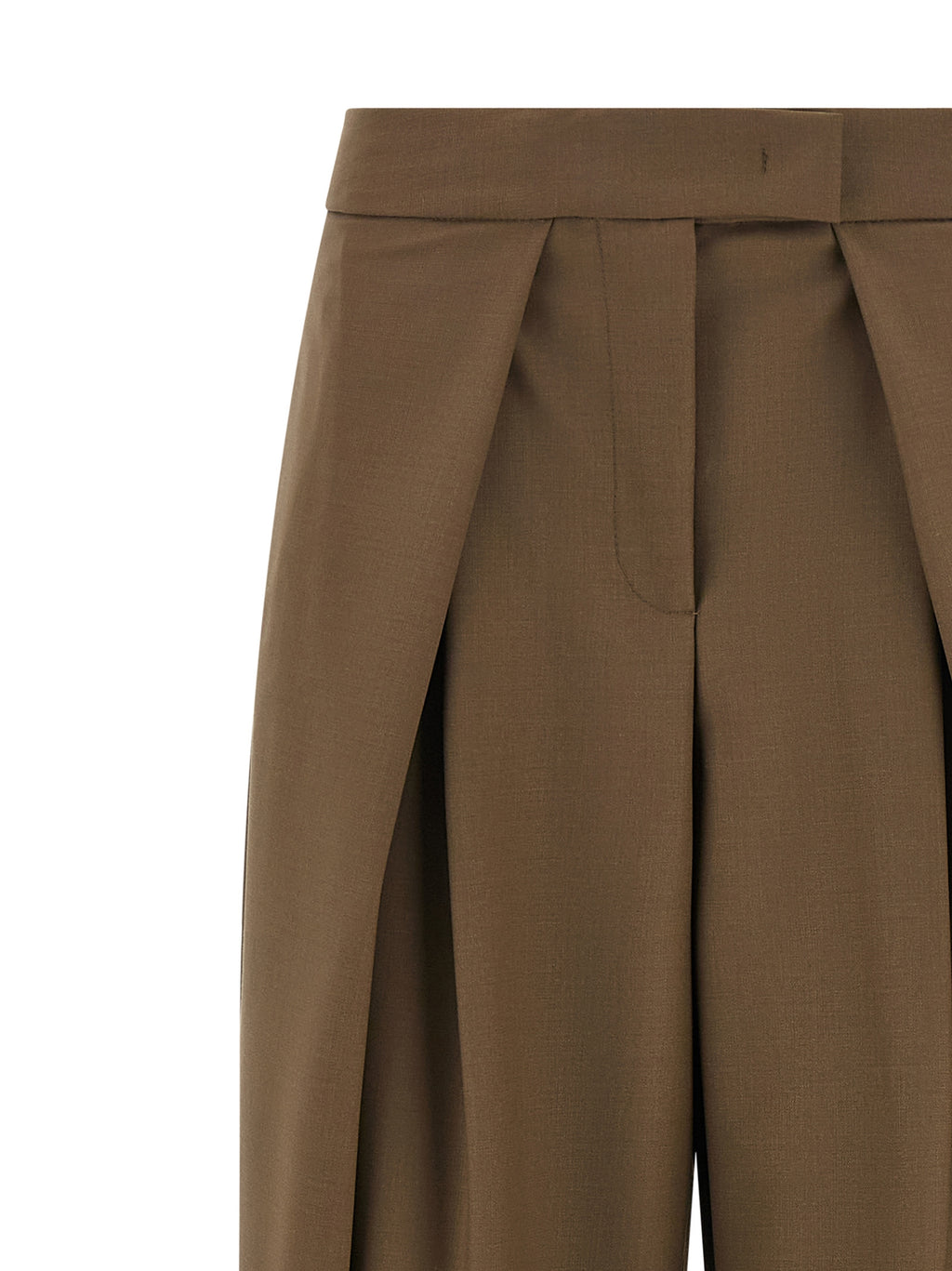 NUDE Braune Wollhose