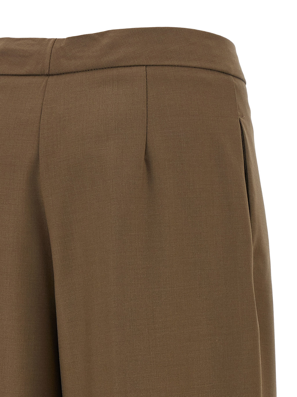 NUDE Braune Wollhose