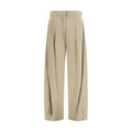 The Row Beige Seidenhose