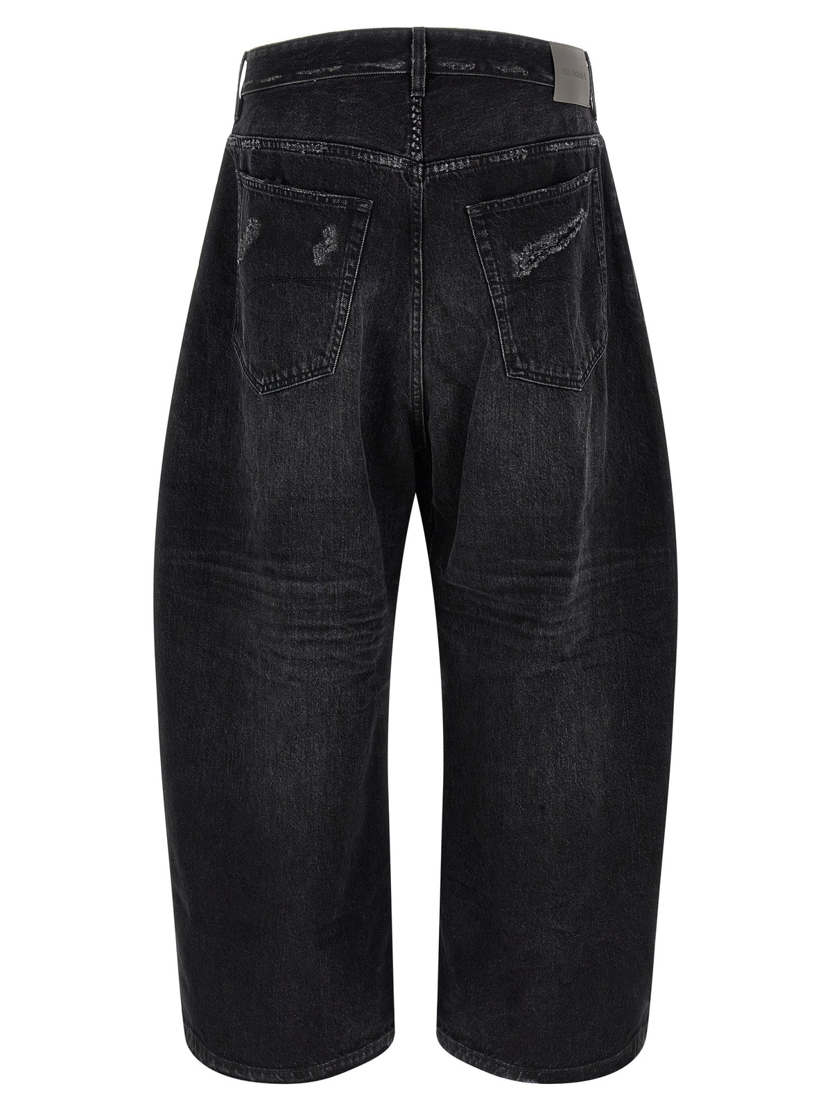 Balenciaga Schwarze Cropped Jeans aus Baumwolle